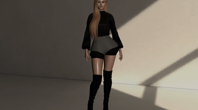 the black n’ white blonde